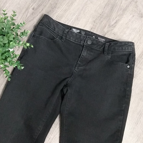 VERA WANG Black Denim Jeans size 4L - Picture 4 of 9